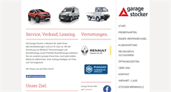 Desktop Screenshot of garage-stocker.ch
